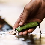 Pike Tooth Folding Knife Kit, kolor: Moss Green