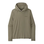 Men's Tropic Comfort Natural Graphic Sun Hoody, kolor: Fitz Roy Trout: River Rock Green