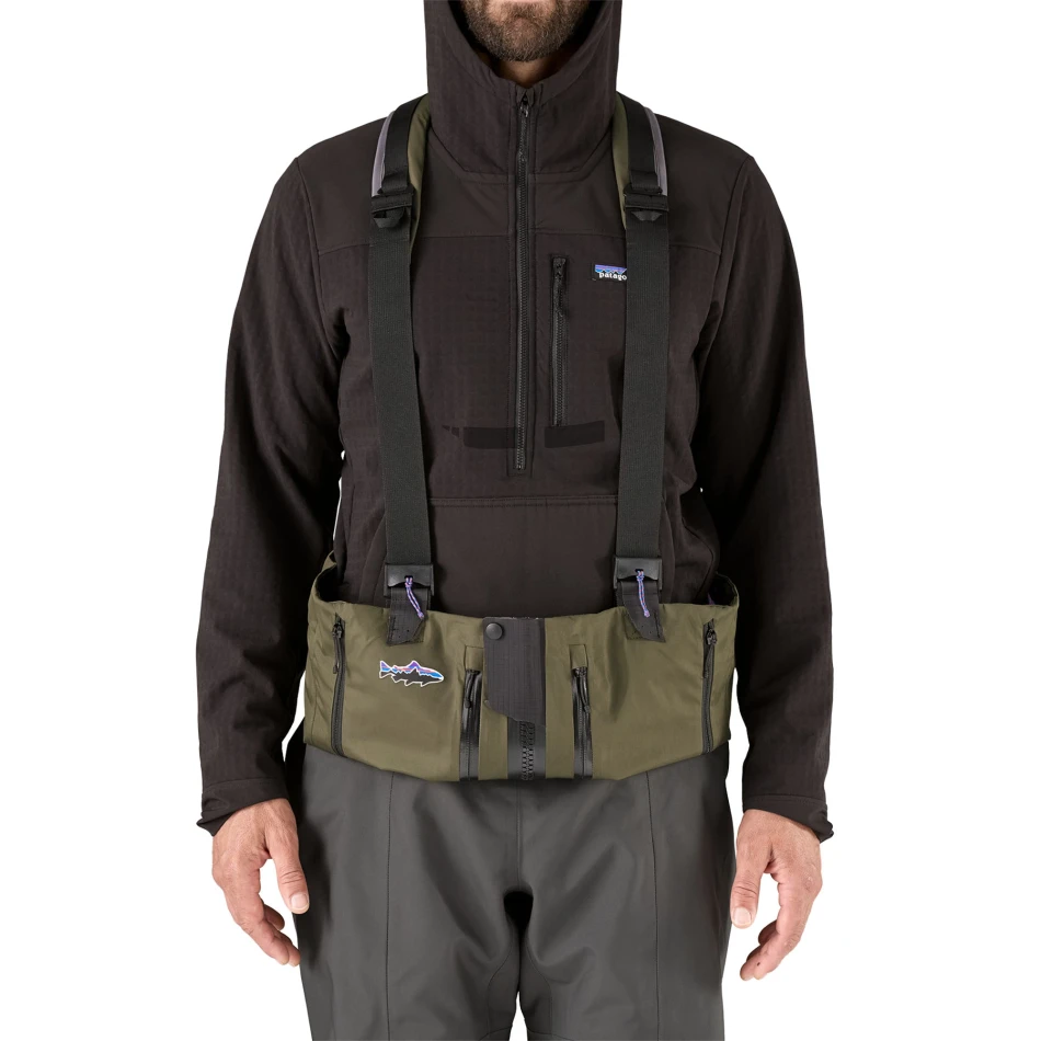 M's Swiftcurrent Expedition Zip-Front Waders, kolor: Basin Green