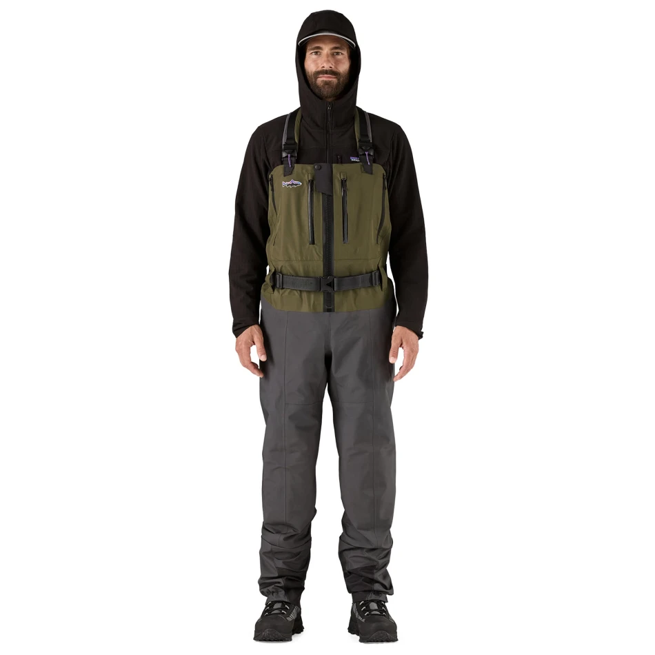 M's Swiftcurrent Expedition Zip-Front Waders, kolor: Basin Green