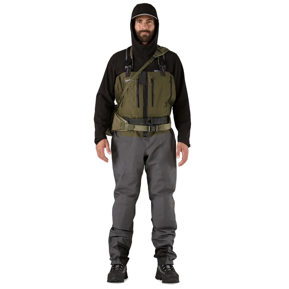M's Swiftcurrent Expedition Zip-Front Waders, kolor: Basin Green