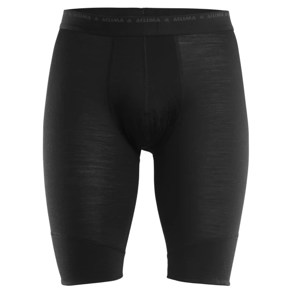 Aclima LightWool 140 Shorts Long M, kolor: 123 - Jet Black