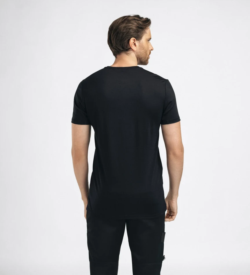 Aclima LightWool 140 Trail Tee M, kolor: 123 - Jet Black
