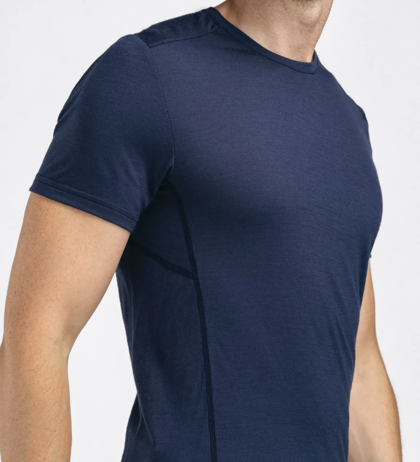 Aclima LightWool 140 Trail Tee M, kolor: 232 - Navy Blazer