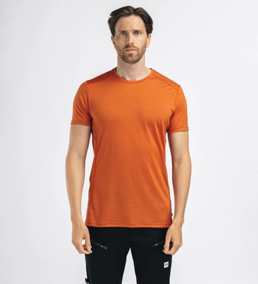 Aclima LightWool 140 Trail Tee M, kolor: 430 - Apricot Orange