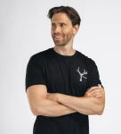 Aclima LightWool 140 Classic Tee Antler M, kolor: 123 - Jet Black