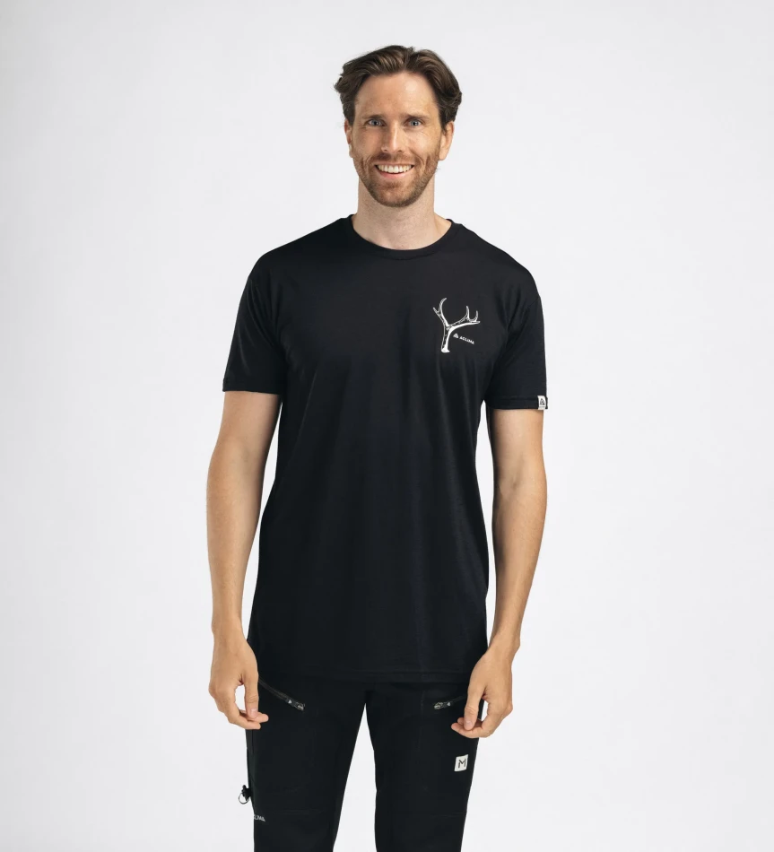 Aclima LightWool 140 Classic Tee Antler M, kolor: 123 - Jet Black