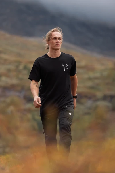 Aclima LightWool 140 Classic Tee Antler M, kolor: 123 - Jet Black