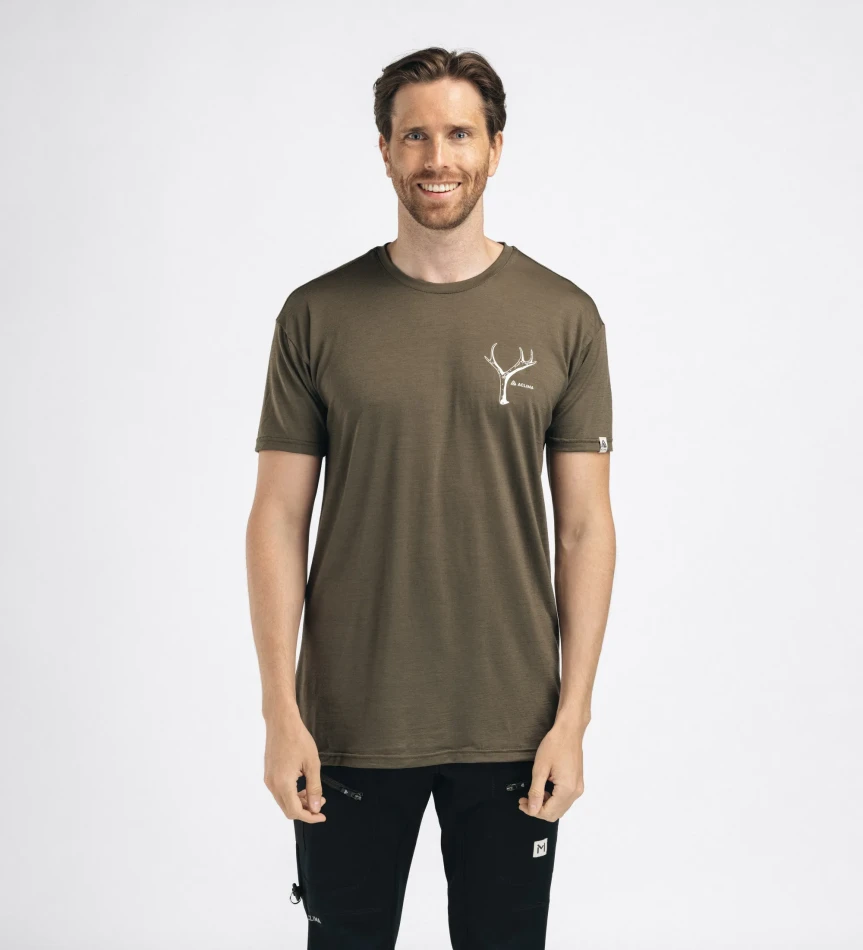 Aclima LightWool 140 Classic Tee Antler M, kolor: 356 - Tarmac