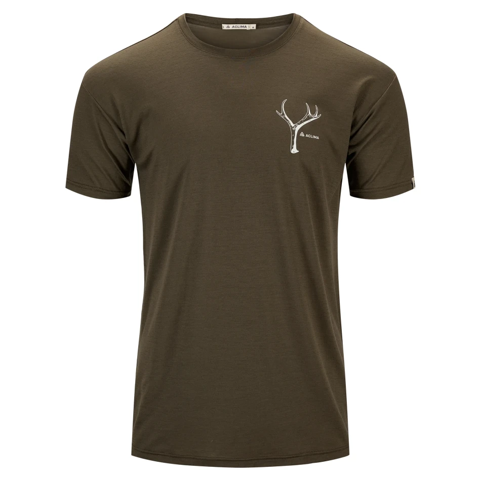 Aclima LightWool 140 Classic Tee Antler M, kolor: 356 - Tarmac