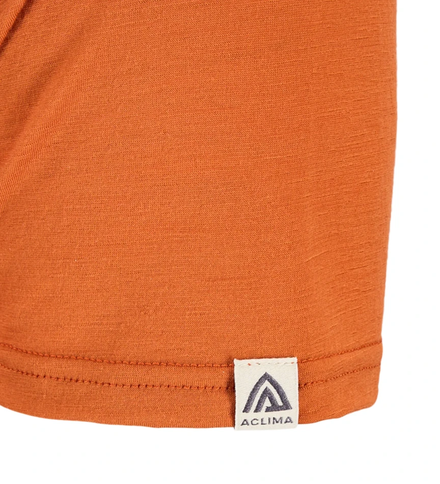 Aclima LightWool 140 Classic Tee Antler M, kolor: 430 - Apricot Orange
