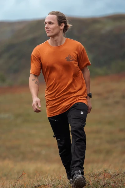 Aclima LightWool 140 Classic Tee Mountain M, kolor: 430 - Apricot Orange