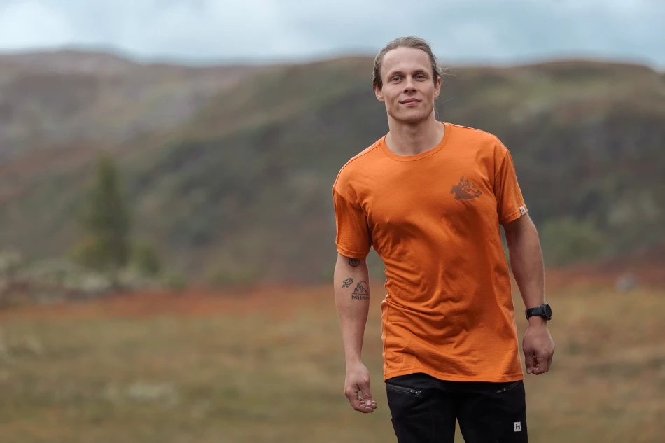 Aclima LightWool 140 Classic Tee Mountain M, kolor: 430 - Apricot Orange