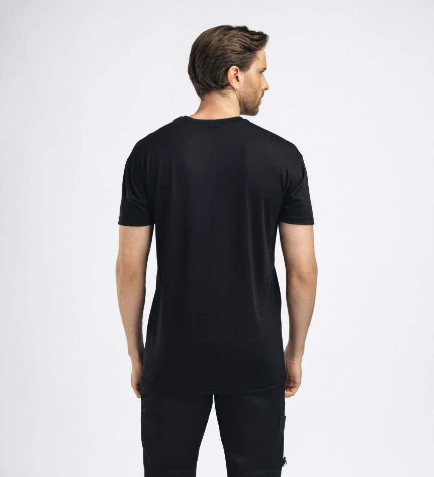 Aclima LightWool 140 Classic Tee Mountain M, kolor: 123 - JetBlack
