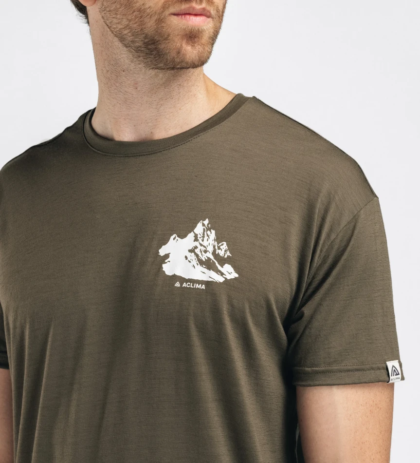 Aclima LightWool 140 Classic Tee Mountain M, kolor: 356 - Tarmac