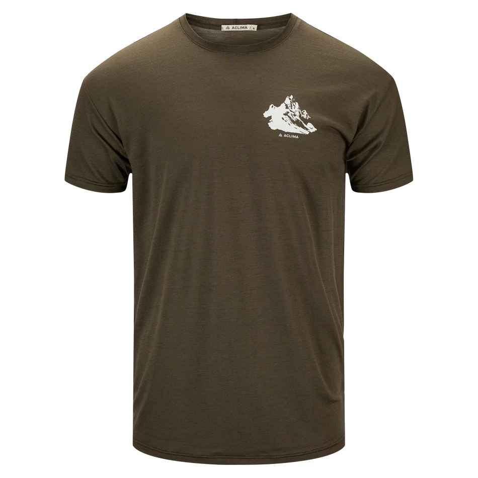 Aclima LightWool 140 Classic Tee Mountain M, kolor: 356 - Tarmac