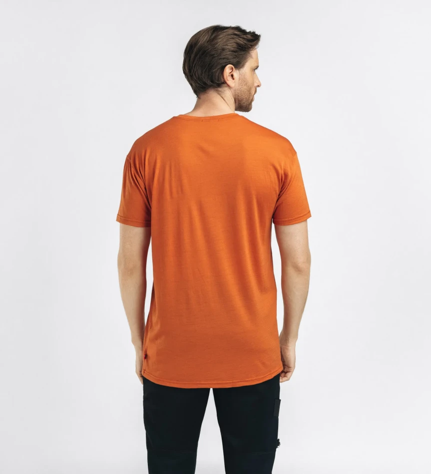 Aclima LightWool 140 Classic Tee Mountain M, kolor: 430 - Apricot Orange