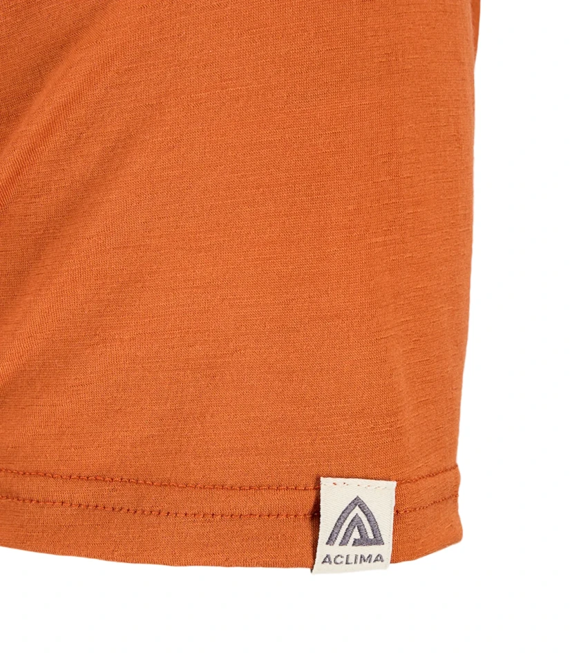 Aclima LightWool 140 Classic Tee Mountain M, kolor: 430 - Apricot Orange