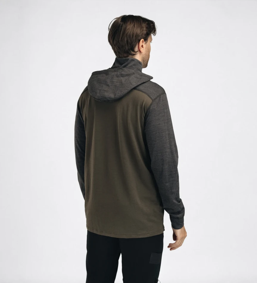 Aclima LightWool 180 Hoodie M, kolor: 418 - Chocolate Plum/Marengo