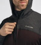 Aclima LightWool 180 Hoodie M, kolor: 418 - Chocolate Plum/Marengo