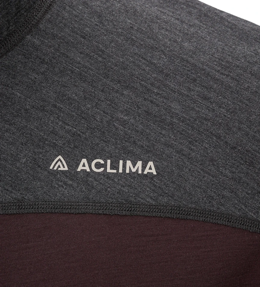 Aclima LightWool 180 Hoodie M, kolor: 418 - Chocolate Plum/Marengo