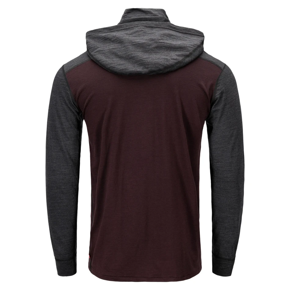 Aclima LightWool 180 Hoodie M, kolor: 418 - Chocolate Plum/Marengo