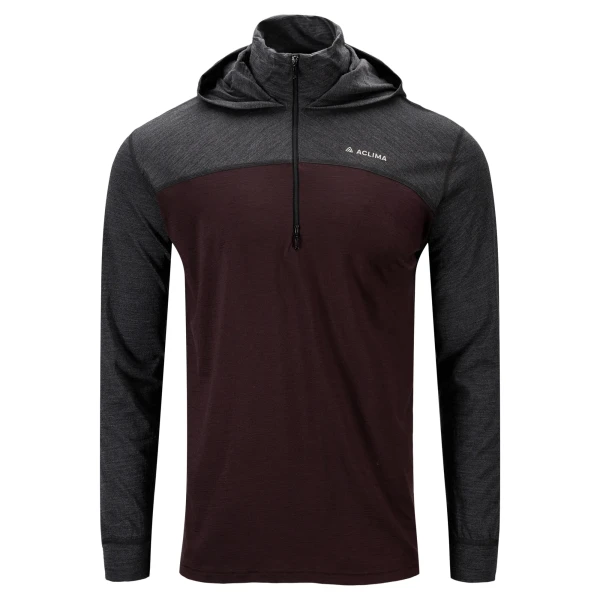 Aclima LightWool 180 Hoodie M, kolor: 418 - Chocolate Plum/Marengo