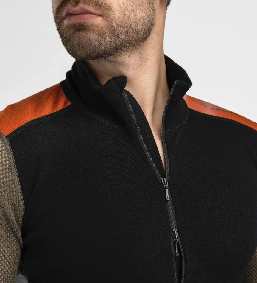 Aclima WoolNet Hybrid Mockneck M's