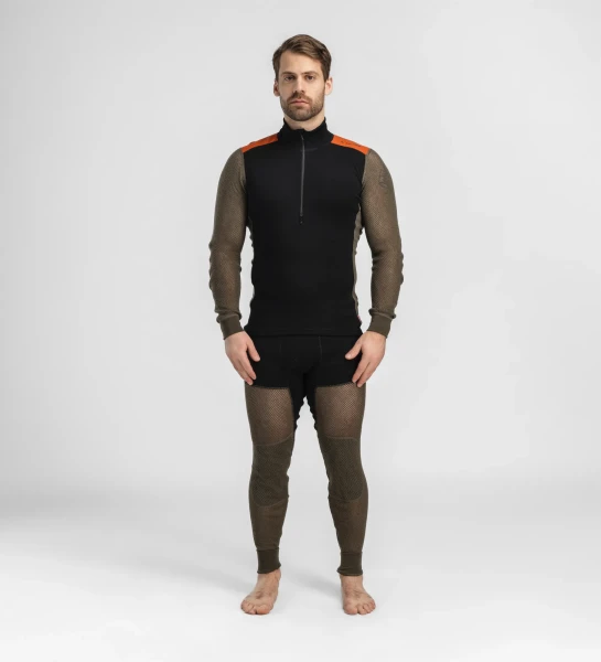 Aclima WoolNet Hybrid Mockneck M's