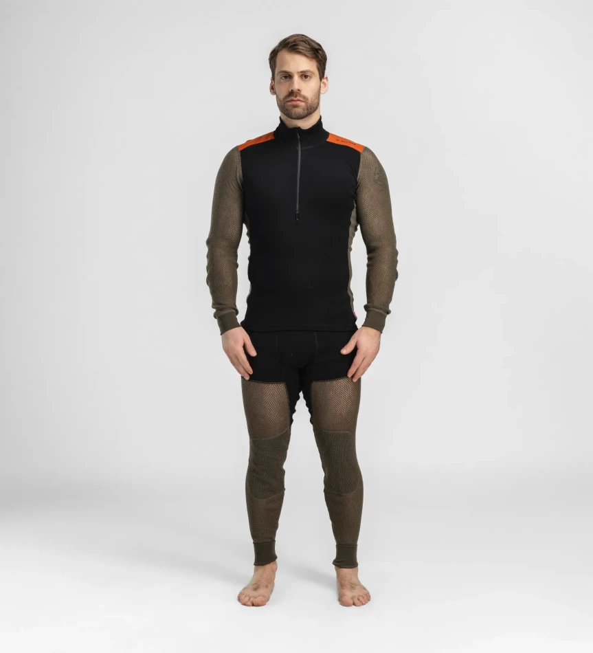 Aclima WoolNet Hybrid Mockneck M's