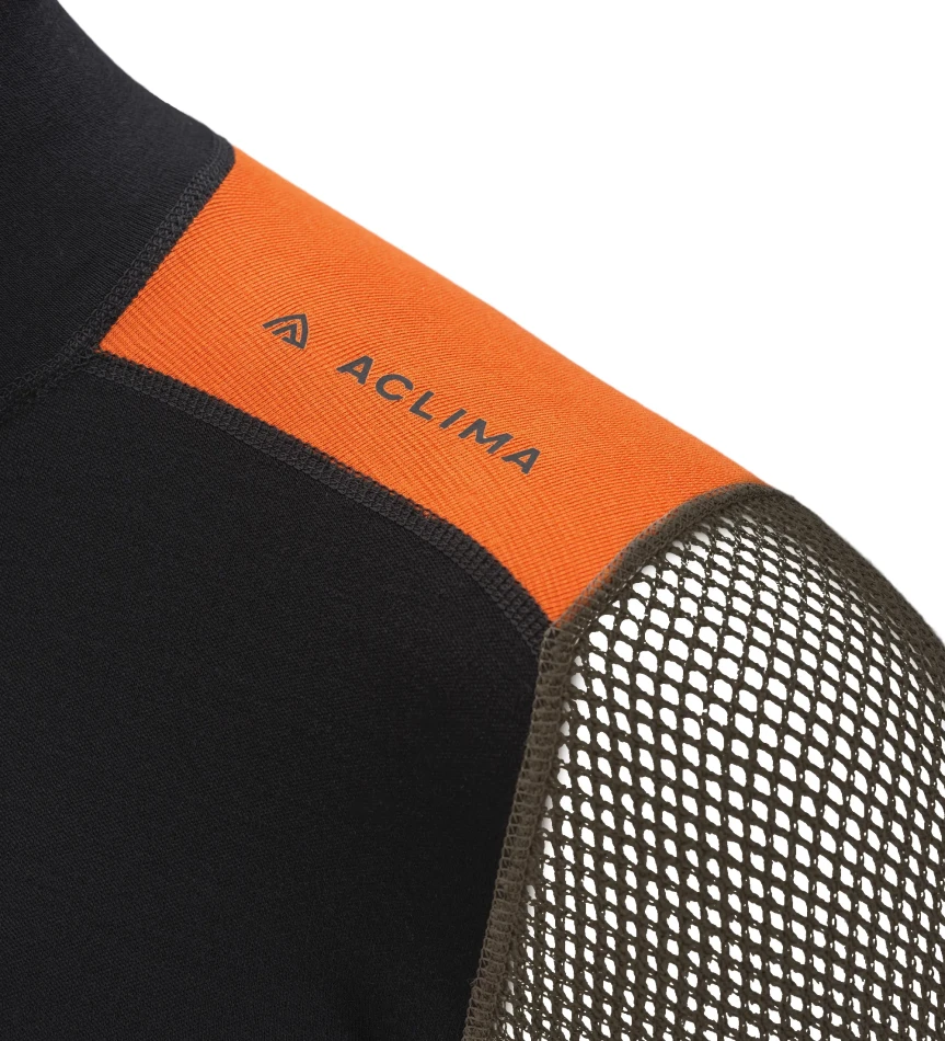 Aclima WoolNet Hybrid Mockneck M's