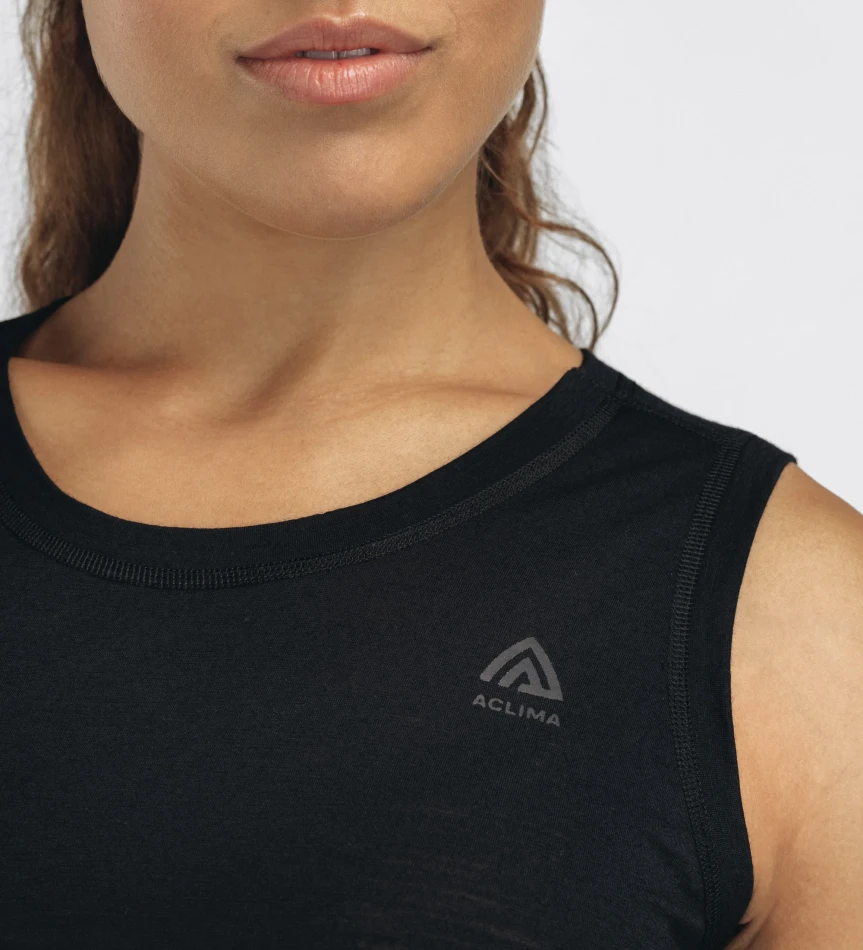 Aclima LightWool 140 Singlet V2 W, kolor: 123 - Jet Black