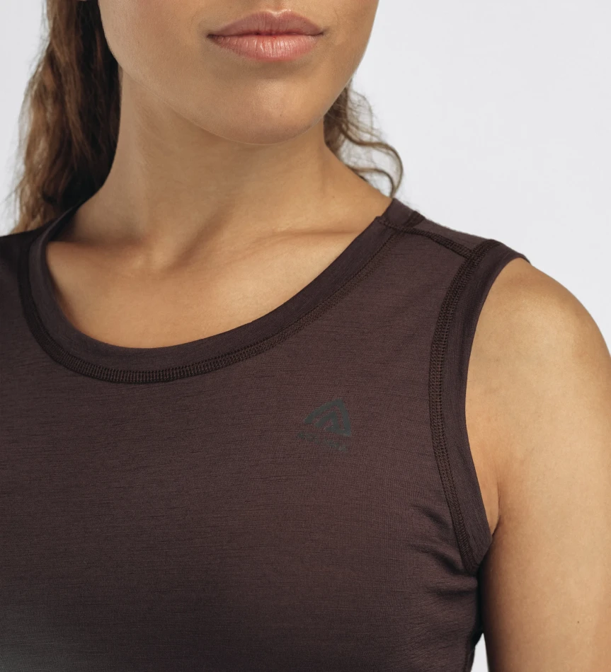 Aclima LightWool 140 Singlet V2 W, kolor: 414 - Chocolate Plum