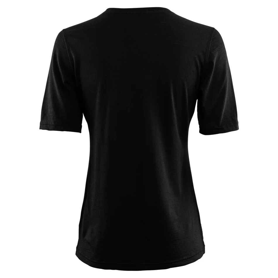Aclima LightWool 140 Undershirt Tee V2 W, kolor: 123 - Jet Black