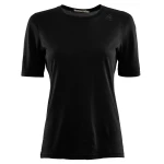 Aclima LightWool 140 Undershirt Tee V2 W, kolor: 123 - Jet Black