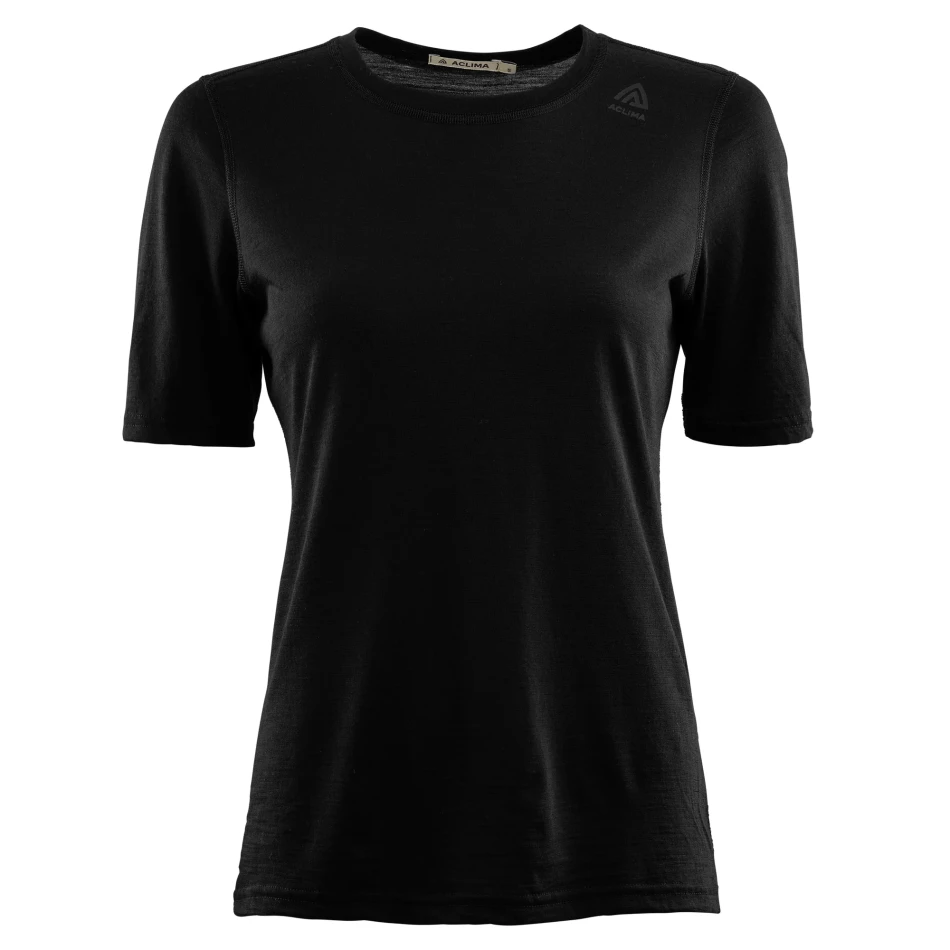 Aclima LightWool 140 Undershirt Tee V2 W, kolor: 123 - Jet Black
