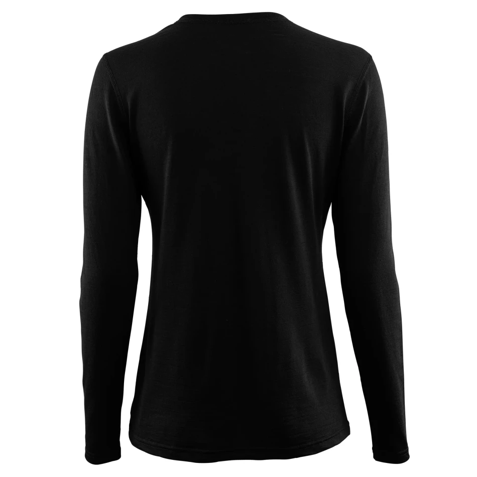 Aclima LightWool 140 Undershirt Long Sleeve V2 W, kolor: 123 - Jet Black