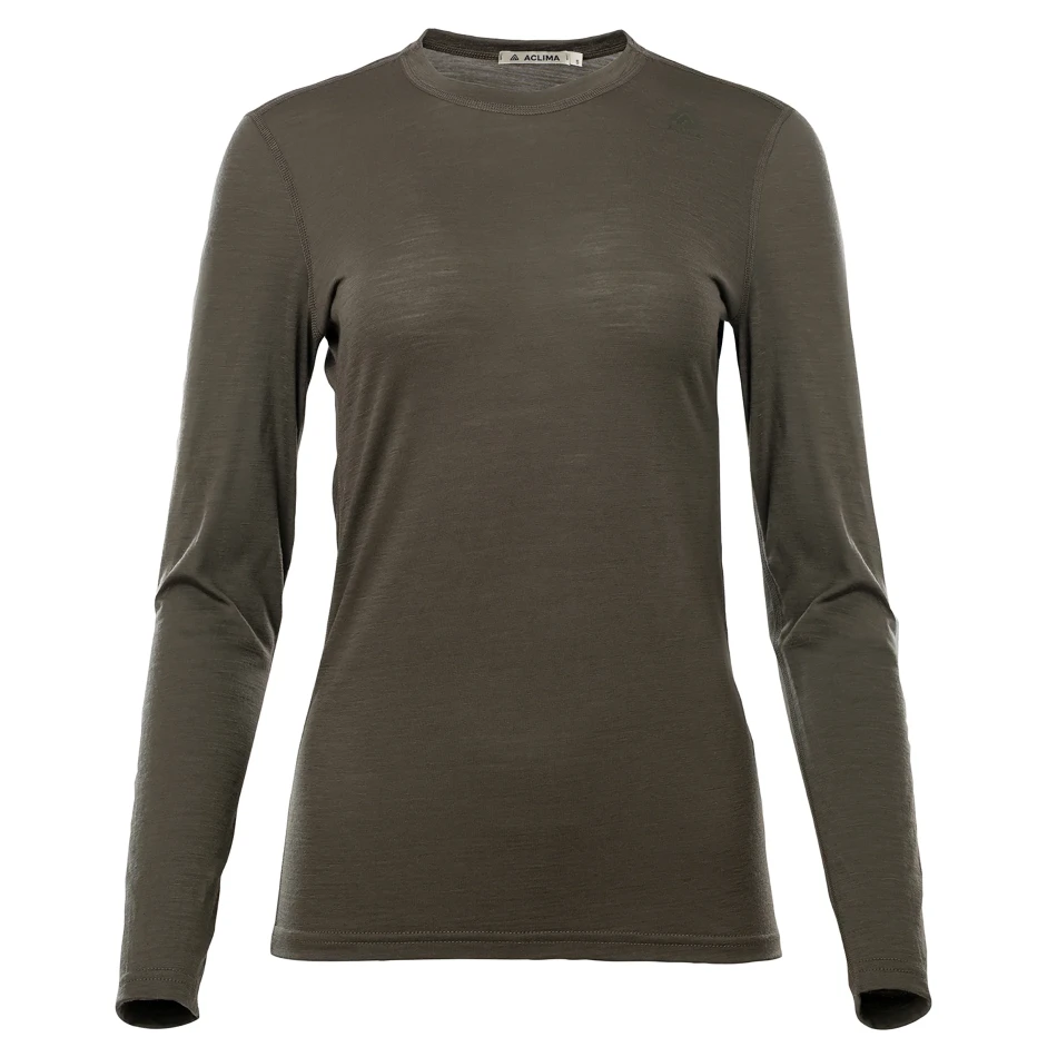 Aclima LightWool 140 Undershirt Long Sleeve V2 W, kolor: 356 - Tarmac