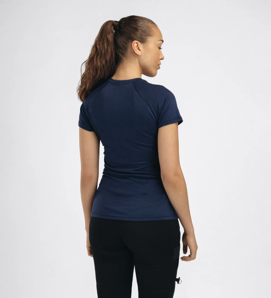 Aclima LightWool 140 Trail Tee W, kolor: 232 - Navy Blazer