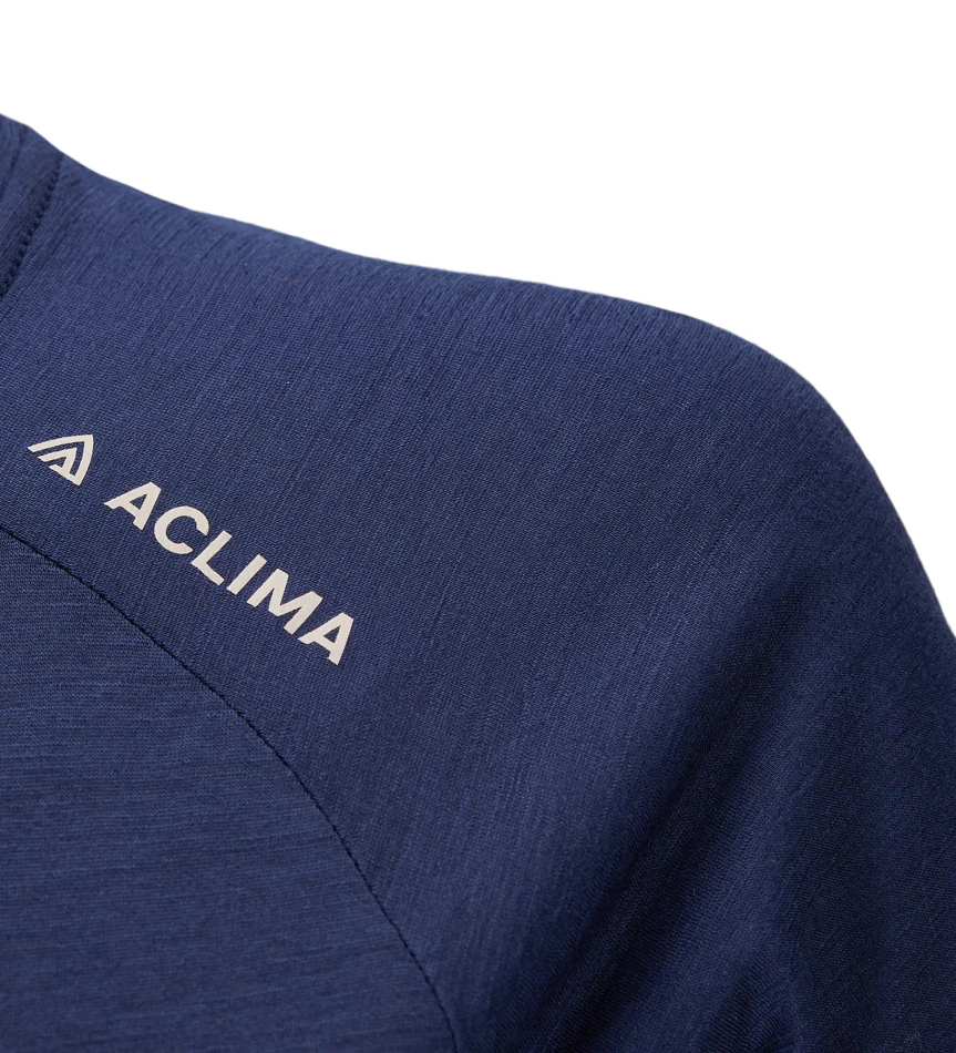 Aclima LightWool 140 Trail Tee W, kolor: 232 - Navy Blazer