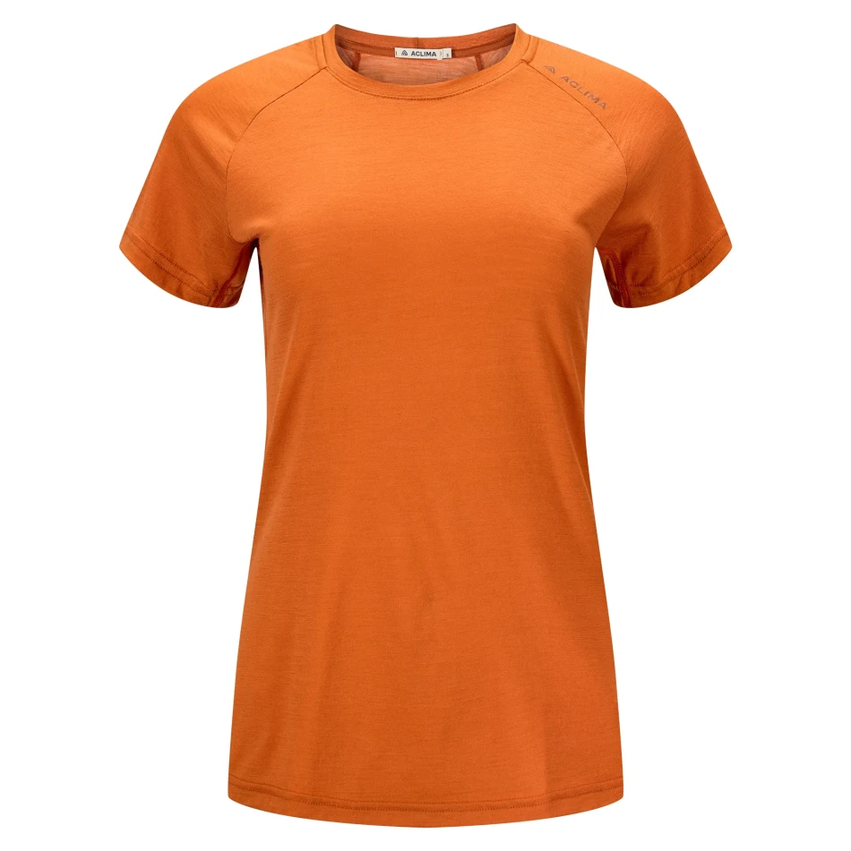 Aclima LightWool 140 Trail Tee W, kolor: 430 - Apricot Orange