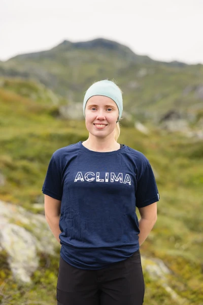 Aclima LightWool 140 Classic Tee Logo W, kolor: 232 - Navy Blazer