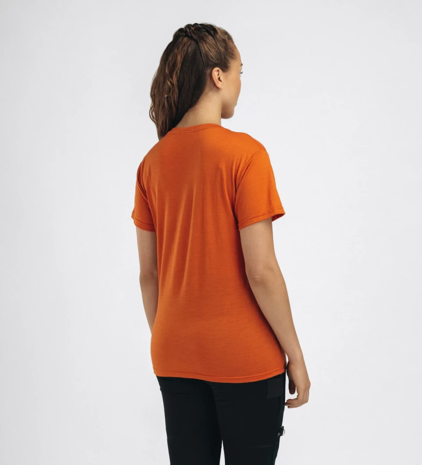 Aclima LightWool 140 Classic Tee Antler W, kolor: 430 - Apricot Orange