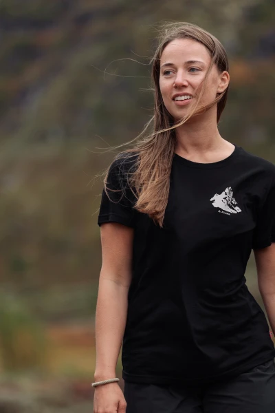 Aclima LightWool 140 Classic Tee Mountain W, kolor: 123 - Jet Black
