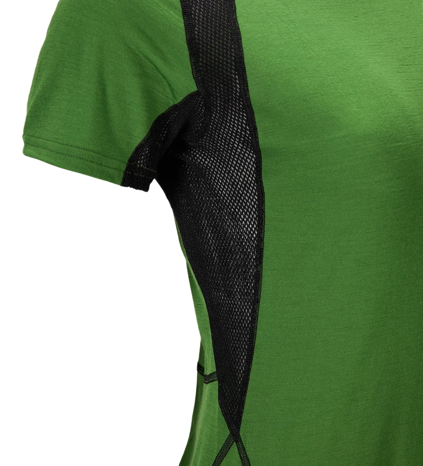 Aclima LightWool 140 Sports T-shirt W, kolor: 434 - Cactus / Jet Black