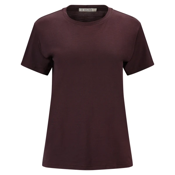 Aclima LightWool 180 Classic Tee W, kolor: 414 - Chocolate Plum