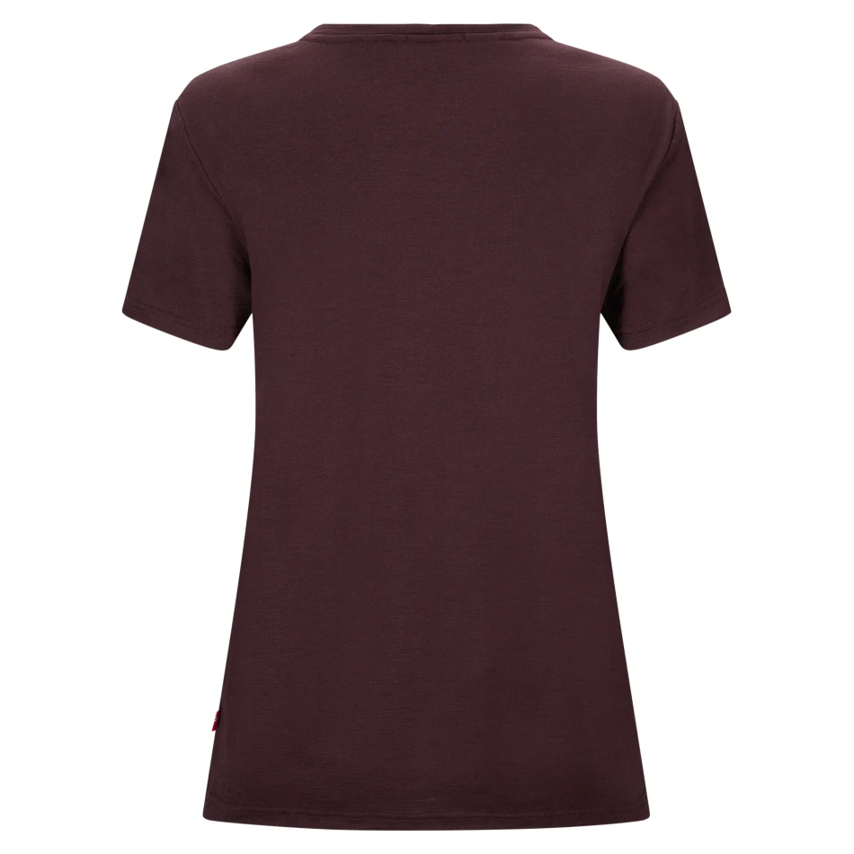 Aclima LightWool 180 Loose Fit Tee W, kolor: 414 - Chocolate Plum