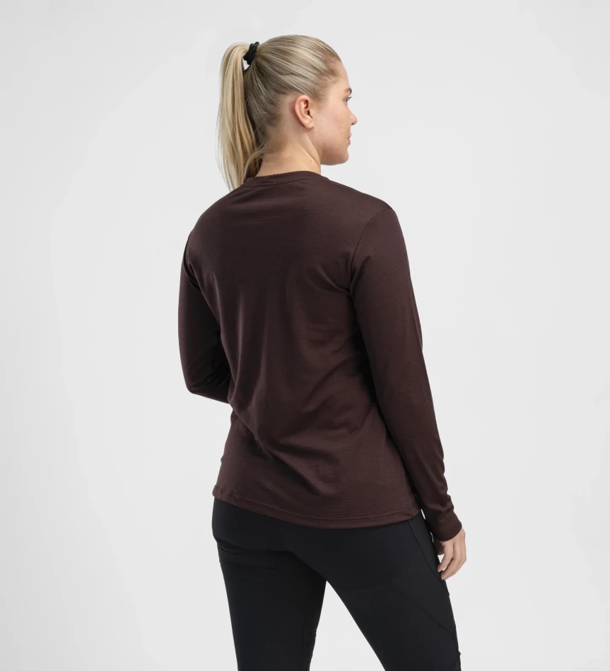 Aclima LightWool 180 Crewneck W, kolor: 414 - Chocolate Plum
