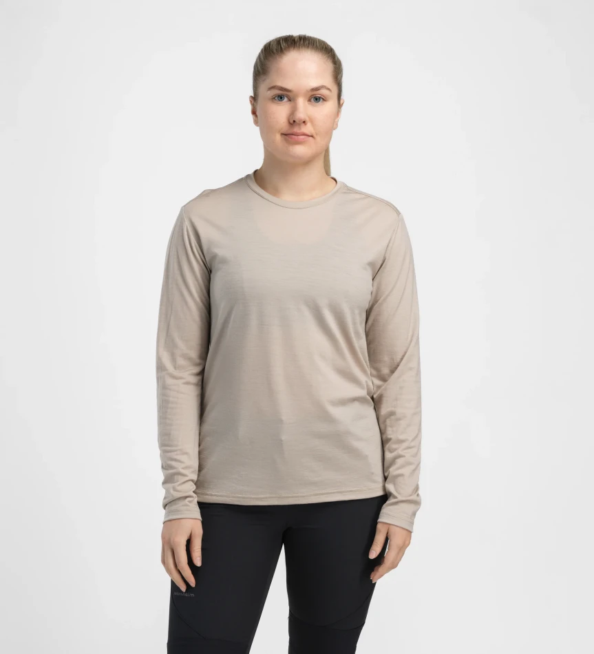 Aclima LightWool 180 Crewneck W, kolor: 416 - Simply Taupe