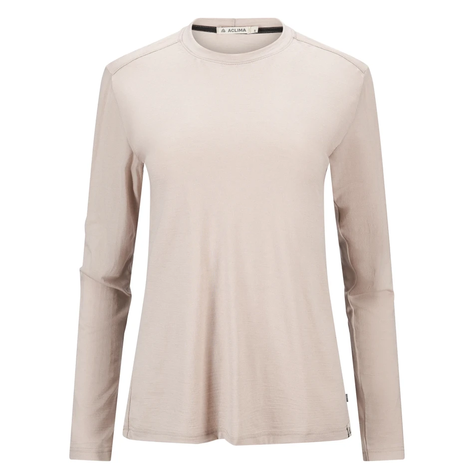 Aclima LightWool 180 Crewneck W, kolor: 416 - Simply Taupe